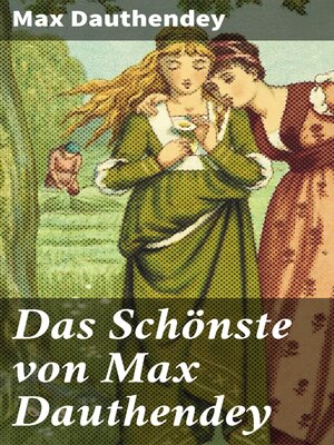 cover image of Das Schönste von Max Dauthendey